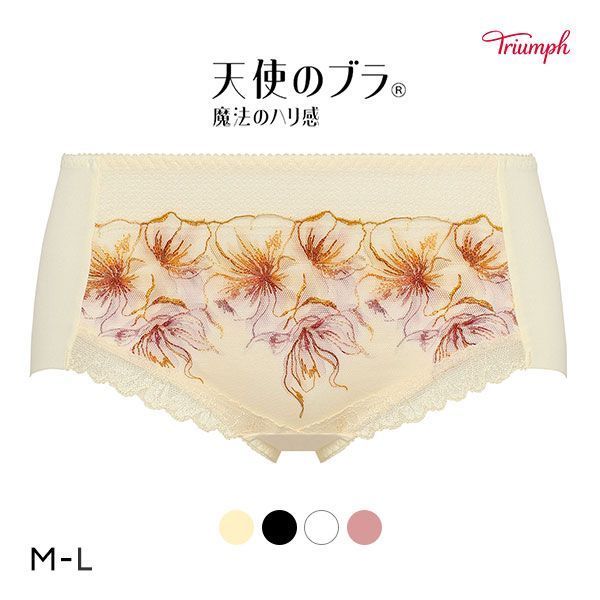 品 番:0510216857センシュアルな花の影が映し出された天使のブラ魔法のハリ感586サイズ:レディースM(ヒップ87-95cm)L(ヒップ92-100cm)カラー:ECR-エクリュ、BK-ブラッ