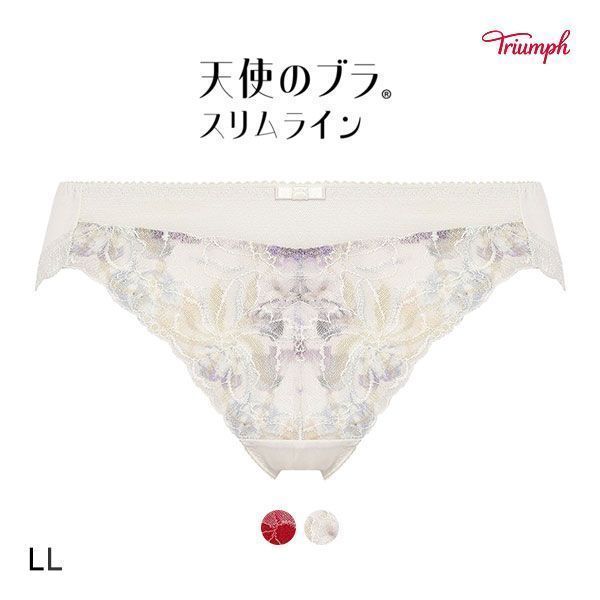 品 番:0510217371LL天使のブラスリムラインTR582-2官能性を感じさせる繊細なレースサイズ:レディースLL(ヒップ97-105cm)カラー:RE-レッド、SL-シルバー素材:身生地：ナイ