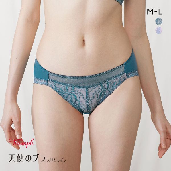 品 番:0510217416MLW天使のブラ スリムライン TR582 繊細で透明感のあるレースサイズ:レディースM(ヒップ87-95cm)L(ヒップ92-100cm)カラー:DGR-濃グリーン、LC