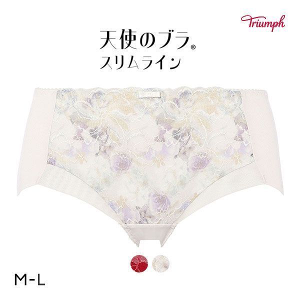 品 番:0510217424天使のブラスリムラインTR582-2官能性を感じさせる繊細なレースサイズ:レディースM(ヒップ87-95cm)L(ヒップ92-100cm)カラー:RE-レッド、SL-シルバ