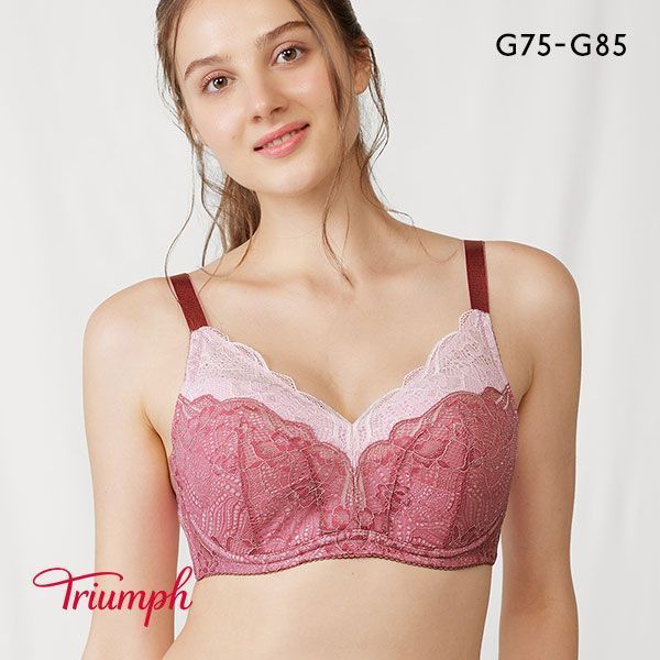 品 番:0510217603GWTriumph バストをコンパクトに整えるミニマイザー フルカップ Gサイズ:レディースG75、G80、G85カラー:RO-ローズ素材:ナイロン ポリエステル その他