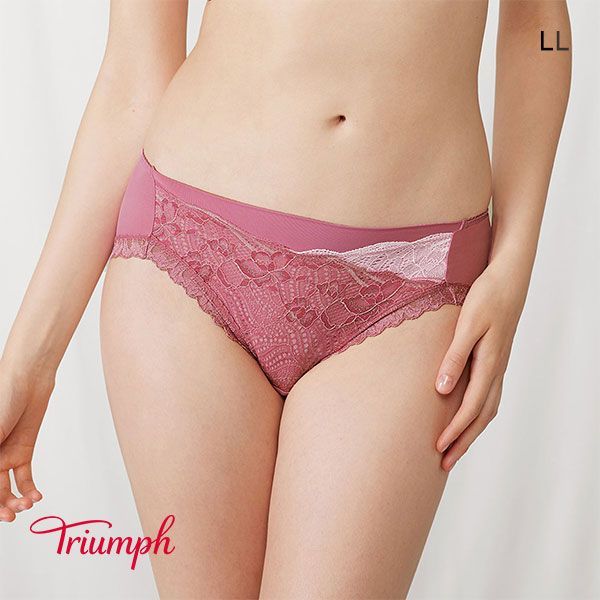 品 番:0510217714LLWTriumph TR585 すっきり包み込むブラ コーディネイトショーツ LLサイズ:レディースLL(ヒップ97-105cm)カラー:RO-ローズ素材:身生地：ナイロ