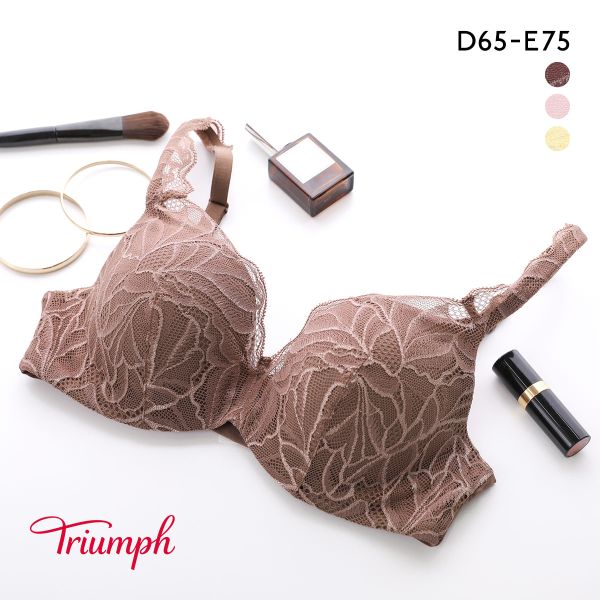 品 番:0510218965DEトリンプ 自然なシルエットを演出してくれるブラジャーサイズ:レディースD65、D70、D75、D80、E70、E75カラー:COA-ココア、PI-ピンク、YE-イエロー