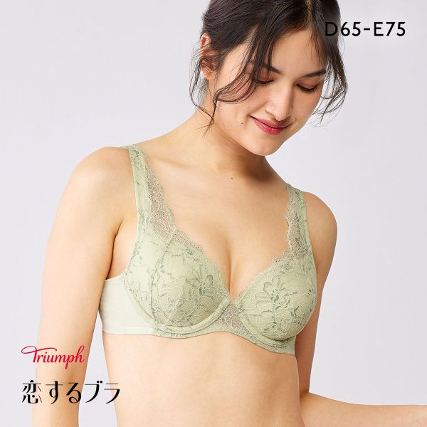 品 番:0510221433DEW風にそよぐリンドウの花や葉っぱをイメージした恋するブラTR612サイズ:レディースD65、D70、D75、D80、E65、E70、E75カラー:GR-グリーン素材:ナ