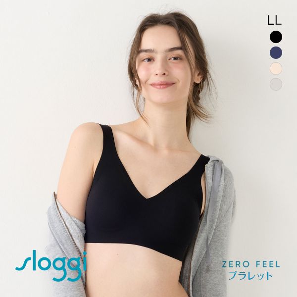 品 番:0510223221LLZERO Feel シリーズからブラレットタイプがリニューアル！サイズ:レディースLL(バスト93-101cm)カラー:BK-ブラック、NV-ネイビー、BE-ベージュ、