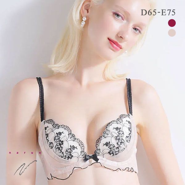 品 番:262418515DEナルエー&starf;ボリュームと谷間をメイクするＬワイヤーブラサイズ:レディースD65、D70、D75、E65、E70、E75カラー:RE-レッド、BE-ベージ