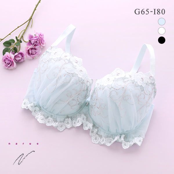 品 番:262438511GIふんわり可愛いフラワー刺繍を引きつめたロマンティックなブラサイズ:G65、G70、G75、G80、H65、H70、H75、H80、I65、I70、I75、I80カラー:B