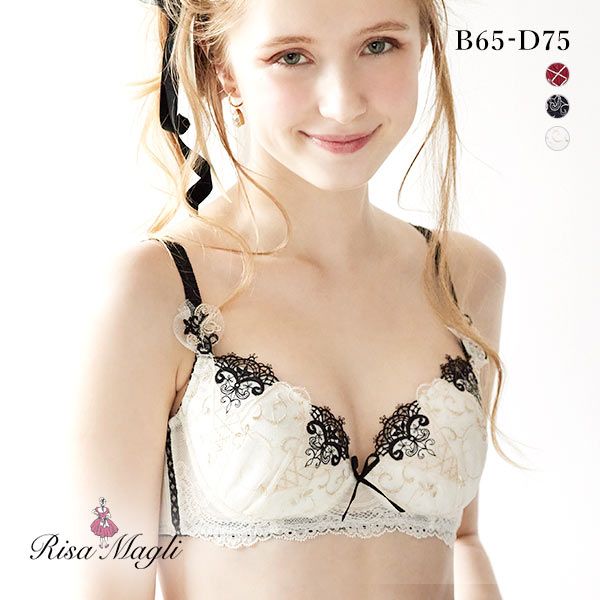 品 番:2863700BCDリサマリ ナチュラルな谷間と安定感のスウィートリッチパターンサイズ:レディースB65、B70、B75、C65、C70、C75、D65、D70、D75カラー:RE-レッド、N