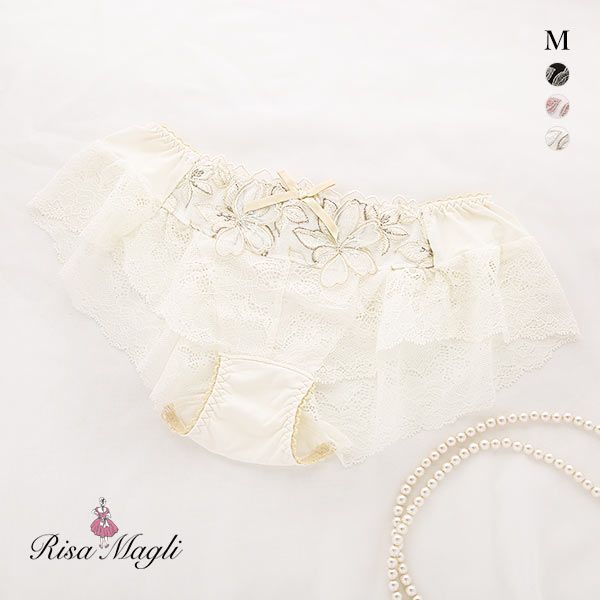 品 番:2875633リサマリ Risa Magli 花びらが華やかな人気のコレクションサイズ:レディースM(ヒップ87-95cm)カラー:BK-ブラック、OR-オレンジ、CR-クリーム素材:ナイロン