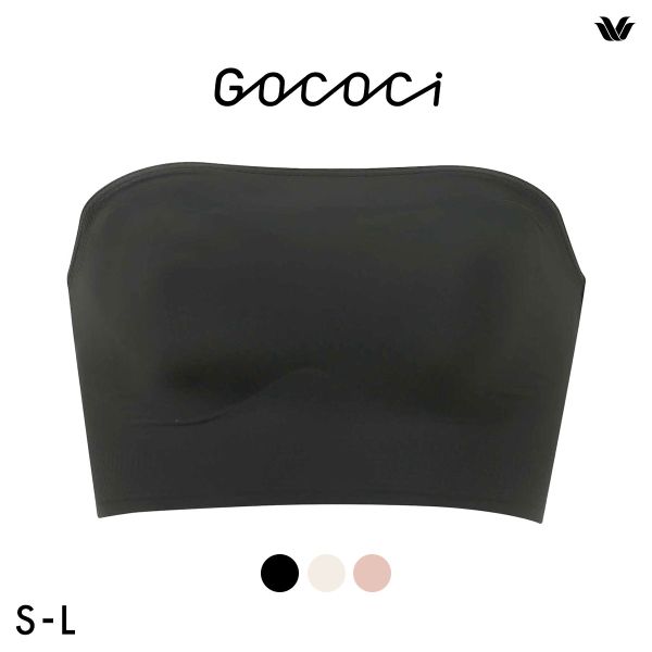 品 番:40CGG583いろんなスタイルに大活躍！ゴコチのストラップレスインナーサイズ:レディースS(バスト72-80cm)M(バスト79-87cm)L(バスト86-94cm)カラー:BK-ブラック、