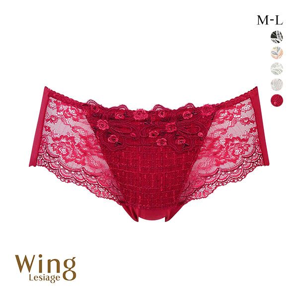 品 番:40PF2961ウイング レシアージュ ひびきにくい ラインレスショーツ MLサイズ:レディースM(ヒップ87-95cm)L(ヒップ92-100cm)カラー:BK-ブラック、CR-クリーム、M