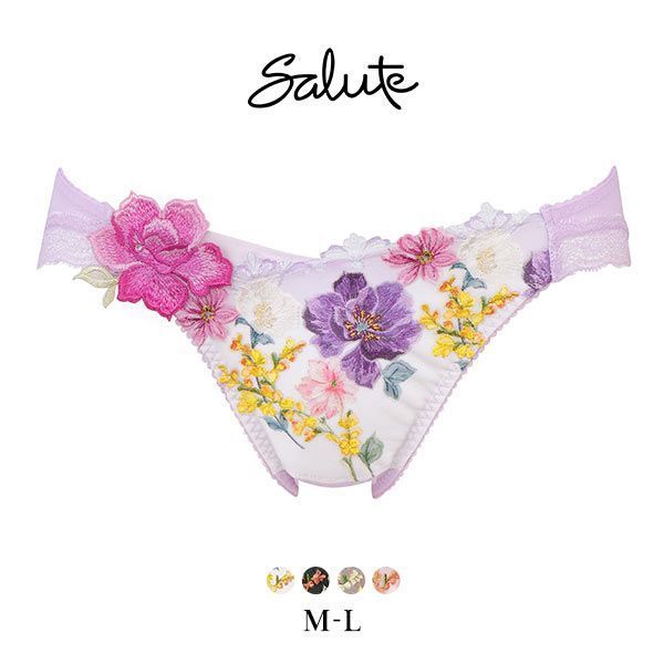品 番:40PTJ793MLW3Salute 93group 豪華ノーマルショーツ ML 23AWフェアサイズ:レディースM(ヒップ87-95cm)L(ヒップ92-100cm)カラー:PU-パープル、