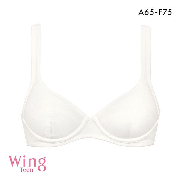 品 番:40RB2414ワコールウイングティーン 成長期のバストにフィット ジュニアサイズ:A65、A70、A75、B65、B70、B75、C65、C70、C75、D65、D70、D75、E65、E7
