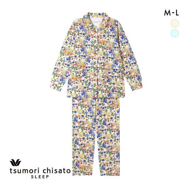 品 番:40UDX536ツモリチサト 森の不思議な植物に集まる鳥やキツネたちサイズ:レディースM(バスト79-87cm)L(バスト86-94cm)カラー:CR-クリーム、SX-サックス素材:綿100％