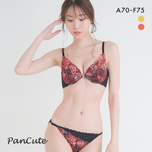品 番:A48J2142AFパンキュート フロントホックで背中魅せ&star;プチプラブラセットA-Fサイズ:レディースA70-M、A75-M、B65-M、B70-M、B75-M、B80-L、