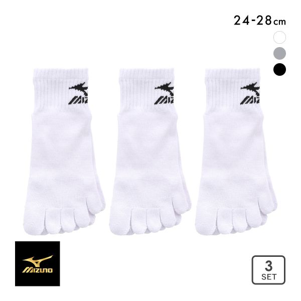 品 番:B68489476MIZUNO 5本指ソックス3足組 白 ロゴ 足底サポート 高耐久サイズ:メンズ24-26cm、26-28cmカラー:Set1、Set2、Set3素材:ポリエステル ポリウレ