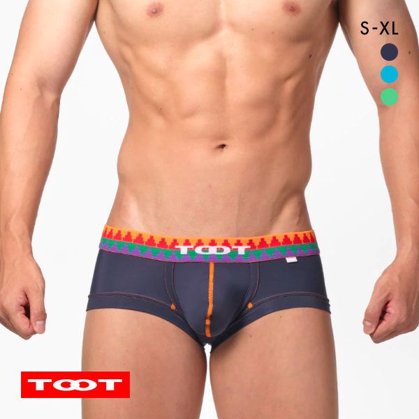 品 番:B71SN23A001TOOT定番のなめらかストレッチナイロン チアフルなトライバル柄サイズ:メンズSサイズ:ヒップ 82-89cm(ウエスト 68-76cm)Mサイズ:ヒップ 88-95cm