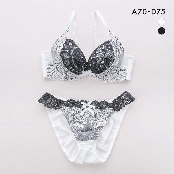 品 番:C0010537豪華なサイドリフトレース 脇高凸凹軽減 美胸プチプラブラセットサイズ:レディースA70-M、A75-M、B65-M、B70-M、B75-M、C65-M、C70-M、C75-M、