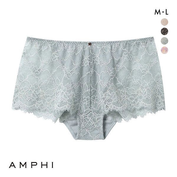 品 番:C41PZM329AMPHI ブラレット ペアショーツ 総レース ボーイレングス MLサイズ:レディースM(ヒップ87-95cm)L(ヒップ92-100cm)カラー:BE-ベージュ、BK-ブラ
